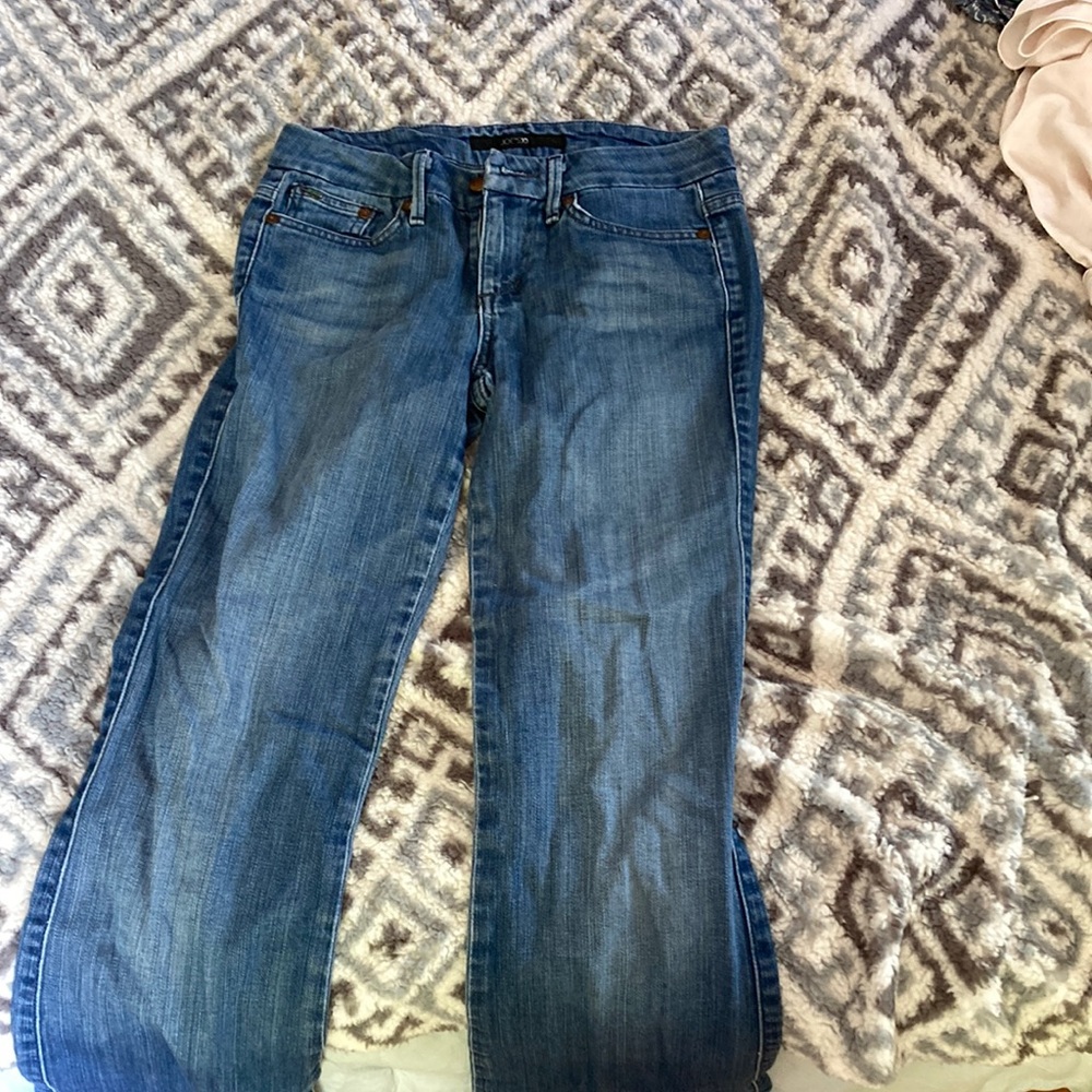 Joe’s, Blue Jeans, Denim, 99% cotton, 1% elastic, Flare leg, Gently used
